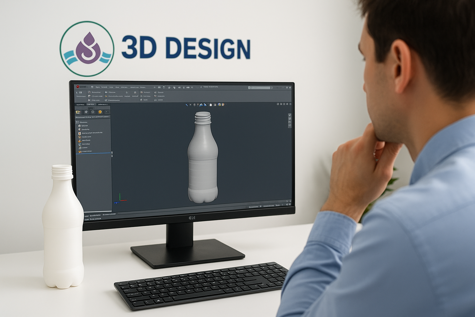 CAD Program Bottle design Unionthai polyplast