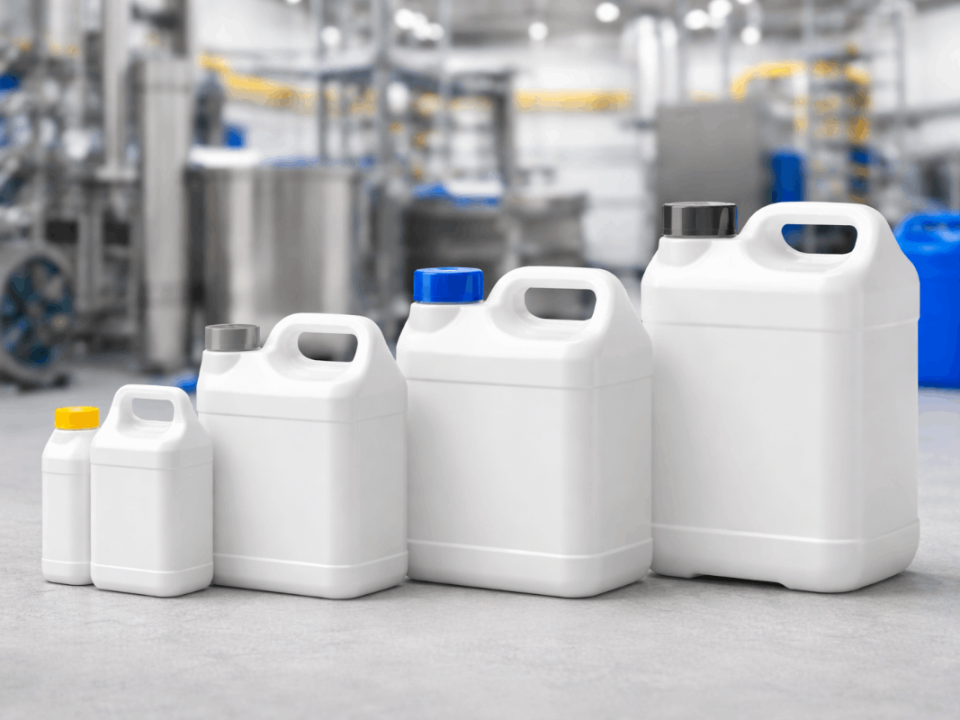 แกลลอน HDPE หลายขนาดสำหรับงานอุตสาหกรรม