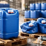 แกลลอน 20 ลิตรอุตสาหกรรมซ้อนพาเลทเปรียบเทียบใบแข็งแรงกับใบยุบ