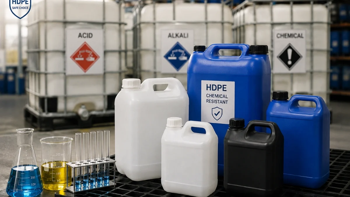 แกลลอน HDPE ทนสารเคมีสำหรับงานอุตสาหกรรม